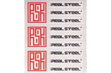 Image of Real Steel Sticker Sheet, Contains 12 Stickers, RSS