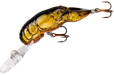 Image of Rebel Lures Rebel Deep Teeny Wee Crawfish Lure, 1 1/2in, 1/9oz, Floating, Moss Crawfish, D7784