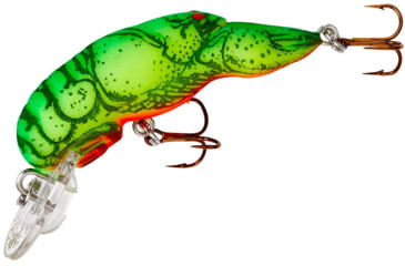 Image of Rebel Lures Rebel Teeny Wee Crawfish Bait 1 1/2in, 1/10 oz, Floating, Chartreuse/Green Back, F7734