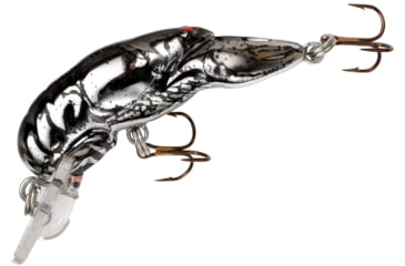Image of Rebel Lures Rebel Teeny Wee Crawfish Bait 1 1/2in, 1/10 oz, Floating, Chrome Blackback, F7701