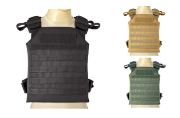 Image of Red Rock Outdoor Gear MOLLE Plate Carrier, Black, Coyote, Olive Drab