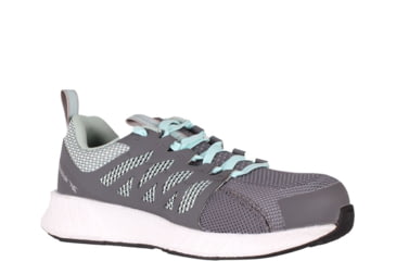 Image of Reebok Fusion Flexweave Athletic Work Shoe - Womens, Wide, Grey/Mint Green, 7, 690774488472