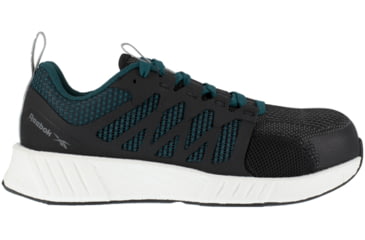 Image of Reebok Fusion Flexweave Athletic Work Shoe - Womens, Medium, Teal/Black, 11.5, 690774488175