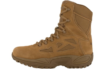 Image of Reebok Rapid Response RB 8 Inch Boot, Leather, Coyote Brown, 7, M RB8977-COYOTEBRN-7-M-M