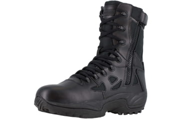 Image of Reebok Rapid Response RB 8in. Black Tactical Boot, 5.5 RB8877-BLK-5.5-MEN-M