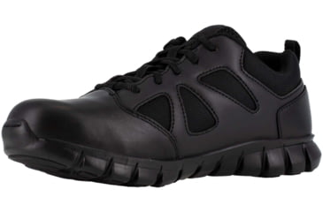 Image of Reebok Sublite Cushion Tactical Oxford Soft Toe Work Shoes - Womens, Black, 6W, RB815-Black-6-Female-W