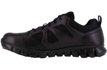 Image of Reebok Sublite Cushion Tactical Oxford Soft Toe Work Shoes - Womens, Black, 6W, RB815-Black-6-Female-W