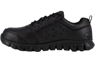 Image of Reebok Sublite Cushion Work Shoe Athletic Oxford with CushGuard Internal Met Guard - Womens, Black, 6, Wide, 690774462229