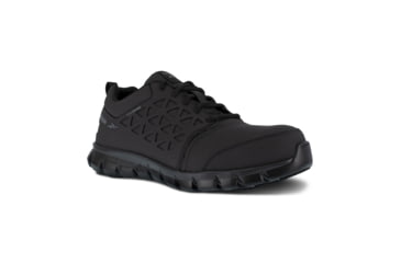 Image of Reebok Zprint Athletic Oxford, Steel Toe Work Shoe - Mens, Medium, Black, 8.5, 690774502253
