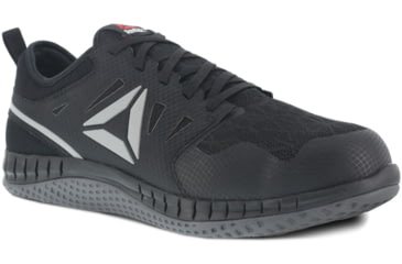 Image of Reebok Zprint Athletic Oxford, Steel Toe Work Shoe - Mens, Medium, Black, 8.5, 690774502253