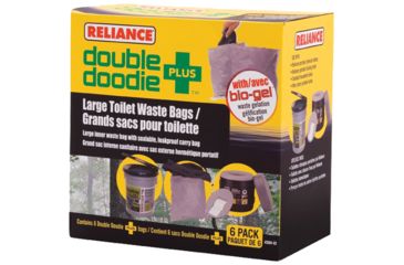 Image of Reliance Double Doodie Plus Waste Bags, 6 pk, 341105