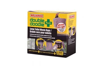 Image of Reliance Double Doodie Plus Waste Bags, 6 pk, 341105