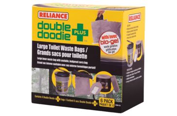 Image of Reliance Double Doodie Plus Waste Bags, 6 pk, 341105