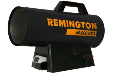 Image of Remington Heater Battery Operated Liquid Propane Forced Air Heater, Variable Output, 60,000 BTU, Black, REM-60VBOA-GFA-B