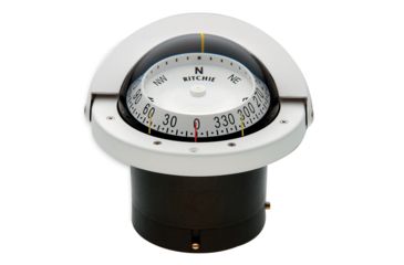 Image of Ritchie FNW-203 Navigator Compass - Flush Mount - White 13994