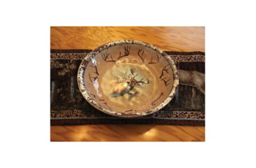 Image of Rivers Edge Bowl Round Melamine 13.5in, Deer, 2112