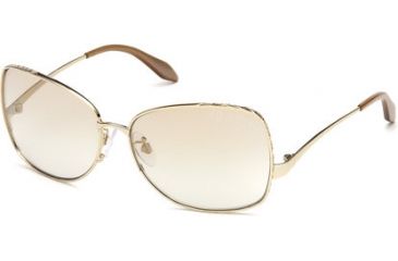 Image of Roberto Cavalli RC660S Sunglasses - Shiny Rose Gold Frame Color, Roviex Mirror Lens Color