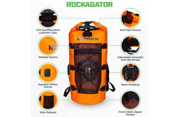 Image of Rockagator Kanarra Series Waterproof Backpack, 90L, Grey, KNRA90GY