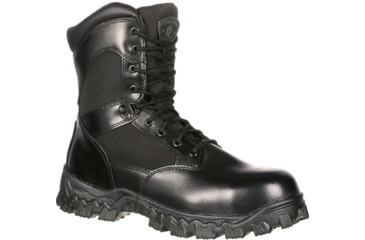 Image of Rocky Boots Alpha Force Zipper Waterproof Public Service Boot - Mens, Black, 11.5, Medium, FQ0002173-ME-11.5
