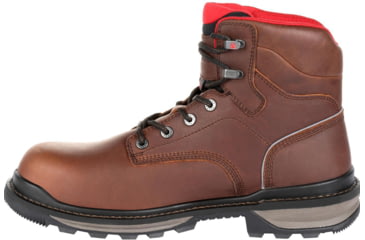 Image of Rocky Boots Rams Horn Full-grain Leather Waterproof Composite Toe Work Boot - Men's, 13 US, Medium, Dark Brown, RKK0257-M-13
