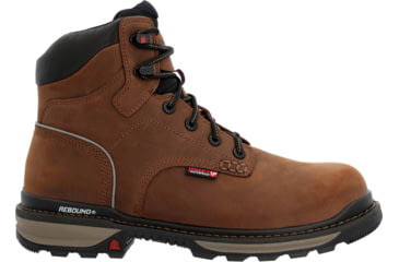 Image of Rocky Boots Rams Horn Waterproof Composite Toe Work Boot - Mens, Crazy Horse, 8, Wide, RKK0388-W-8
