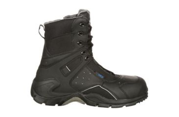 Image of Rocky Boots 1st Med Carbon Fiber Toe Puncture-resistant Side-zip Waterproof Public Service Boot - FQ0911113BK10.5W