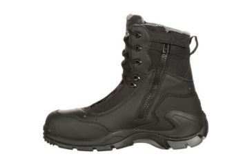 Image of Rocky Boots 1st Med Carbon Fiber Toe Puncture-resistant Side-zip Waterproof Public Service Boot - FQ0911113BK10.5W