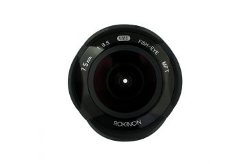 Image of Rokinon 7.5mm F3.5 UMC Ultra Wide-Angle Fisheye Camera Lens for Micro 4/3 Mount (Black) FE75MFT-B