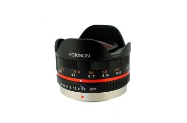 Image of Rokinon 7.5mm F3.5 UMC Ultra Wide-Angle Fisheye Camera Lens for Micro 4/3 Mount (Black) FE75MFT-B