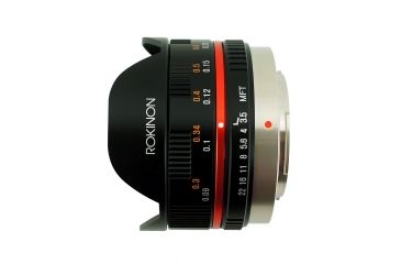Image of Rokinon 7.5mm F3.5 UMC Ultra Wide-Angle Fisheye Camera Lens for Micro 4/3 Mount (Black) FE75MFT-B