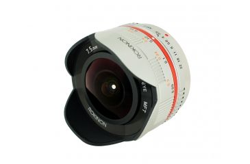 Image of Rokinon 7.5mm F3.5 UMC Ultra Wide-Angle Fisheye Camera Lens for Micro 4/3 Mount (Silver) FE75MFT-S