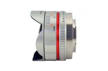 Image of Rokinon 7.5mm F3.5 UMC Ultra Wide-Angle Fisheye Camera Lens for Micro 4/3 Mount (Silver) FE75MFT-S