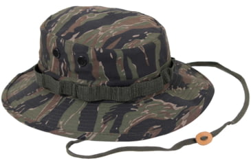 Image of Rothco Camo Boonie Hat, Tiger Stripe Camo, 7, 5816-TigerStripeCamo-7