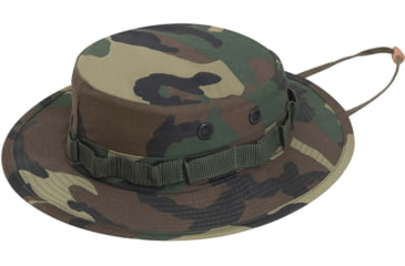 Image of Rothco Camo Boonie Hat, Woodland Camo, 8, 5800-WoodlandCamo-8