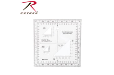 Image of Rothco Coordinate Scale Protractor, 1177