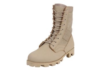 Image of Rothco Classic Military Jungle Boots, Desert Tan, 10, Regular, 5909-DesertTan-10-Regular