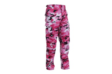 Image of Rothco Color Camo Tactical BDU Pants - Mens, Pink Camo, Small, 8670-PinkCamo-S27-31Waist