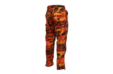 Image of Rothco Color Camo Tactical BDU Pants - Mens, Savage Orange Camo, Extra Small, 8865-SavageOrangeCamo-XS23-27Waist