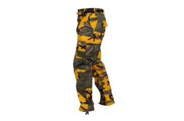Image of Rothco Color Camo Tactical BDU Pants - Mens, Stinger Yellow Camo, Extra Small, 8875-StingerYellowCamo-XS23-27Waist