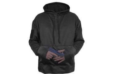 Image of Rothco Concealed Carry Hoodie, Black, Small, 2071-Black-S
