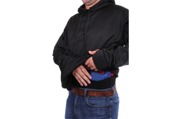 Image of Rothco Concealed Carry Hoodie, Black, Small, 2071-Black-S