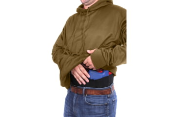 Image of Rothco Concealed Carry Hoodie, Coyote Brown, M, 2081-CoyoteBrown-M