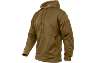 Image of Rothco Concealed Carry Hoodie, Coyote Brown, M, 2081-CoyoteBrown-M