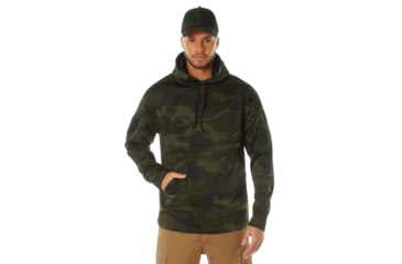 Image of Rothco Concealed Carry Hoodie - Mens, 2XL, Camo, 12231-MidnightWoodlandCamo-2XL