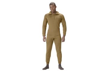 Image of Rothco ECWCS Poly Bottoms - Men's, Small, AR 670-1 Coyote Brown, 3891-113