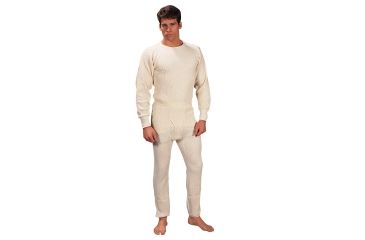Image of Rothco Extra Heavyweight Thermal Knit Bottoms - Men's, Small, White, 6458-813