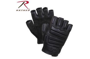 Image of Rothco Fingerless Padded Tactical Gloves, M, 2817-M
