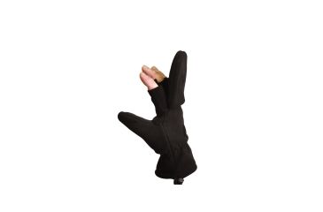 Image of Rothco Fingerless Sniper Glove / Mittens, Black, L, 4395-Black-L