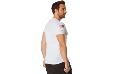 Image of Rothco Freedom &amp; Liberty Patriotic T-Shirt, White, Small, 18120-White-S