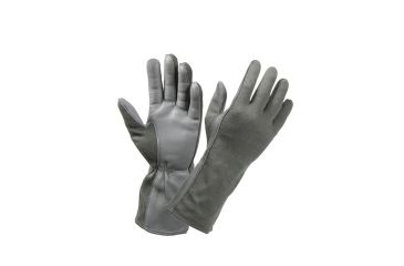 Image of Rothco G.I. Type Flame &amp; Heat Resistant Flight Gloves, Foliage Green, 11, 3473-FoliageGreen-11